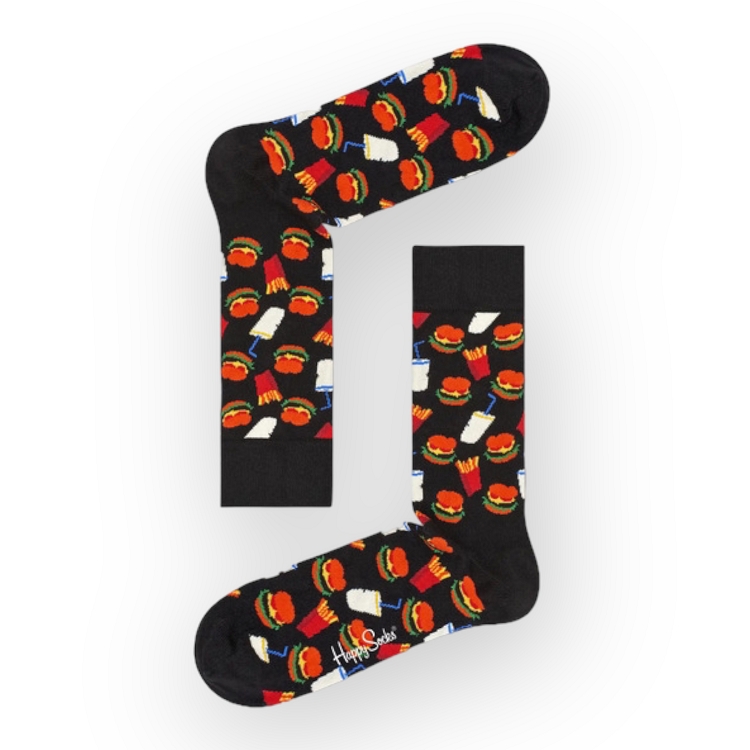 HAPPY SOCKS HAMBURGER SOCK