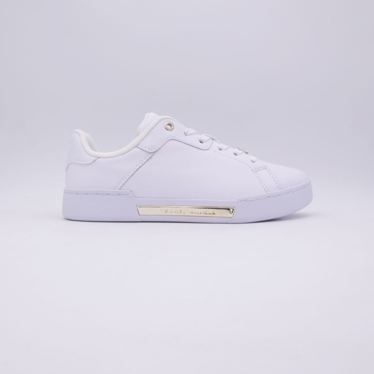 TOMMY HILFIGER COURT SNEAKERS GOLDEN