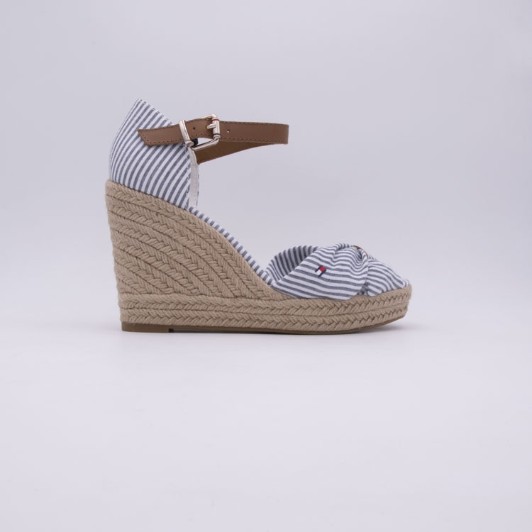 TOMMY HILFIGER BASIC SEERSUCKER HIGH WEDGE