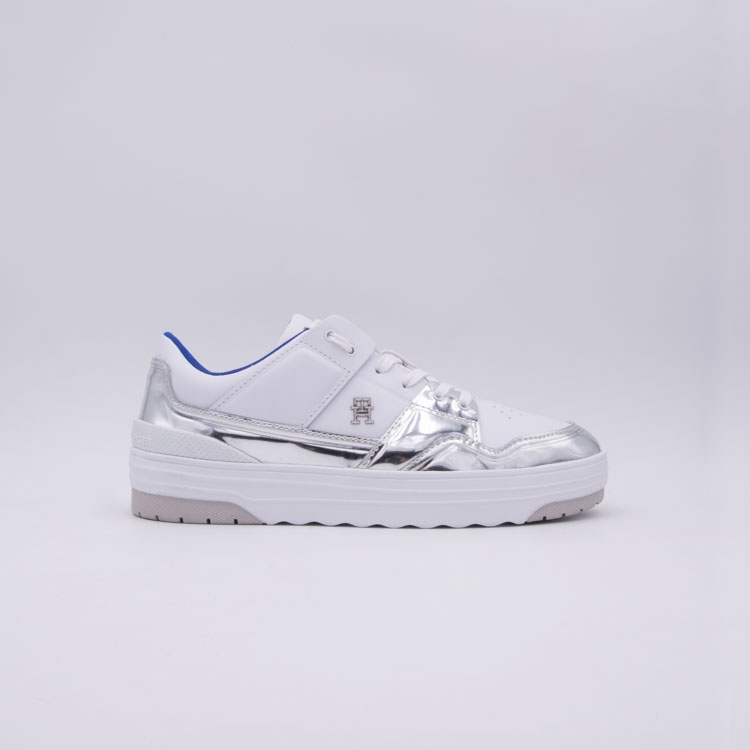 TOMMY HILFIGER TH LO BASKET SILVER