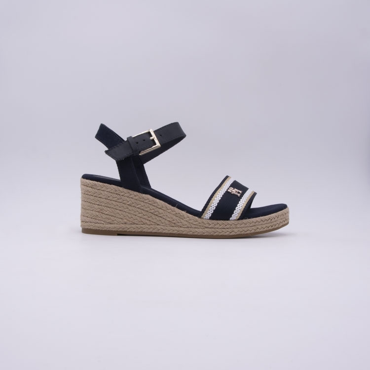 TOMMY HILFIGER WEBBING WEDGE SANDAL