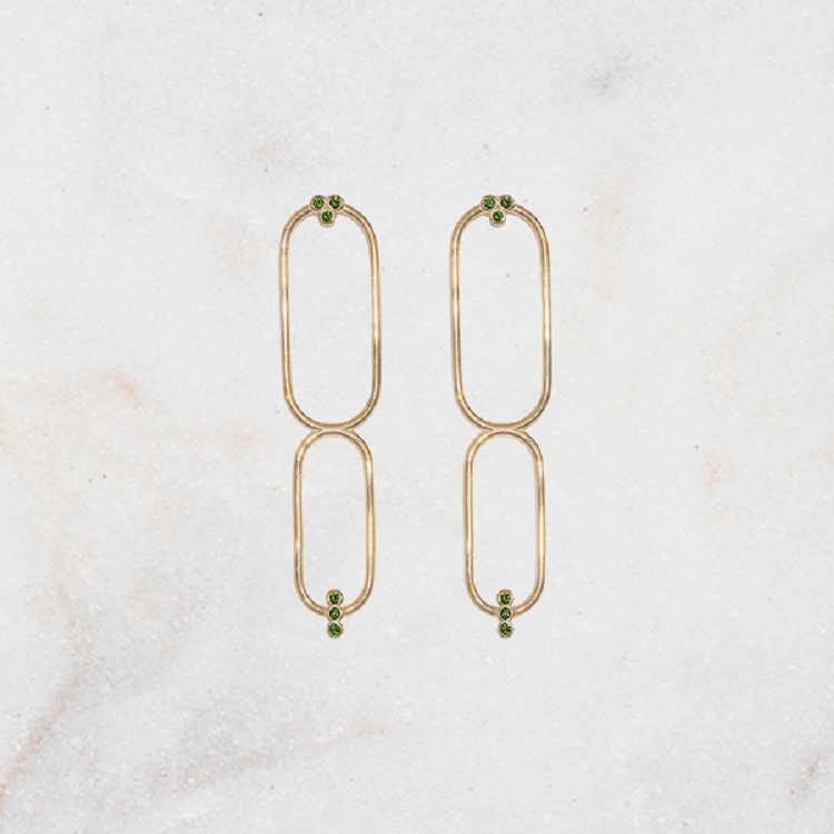 EMMA ET CHLOE BOUCLES D OREILLES HERACLES