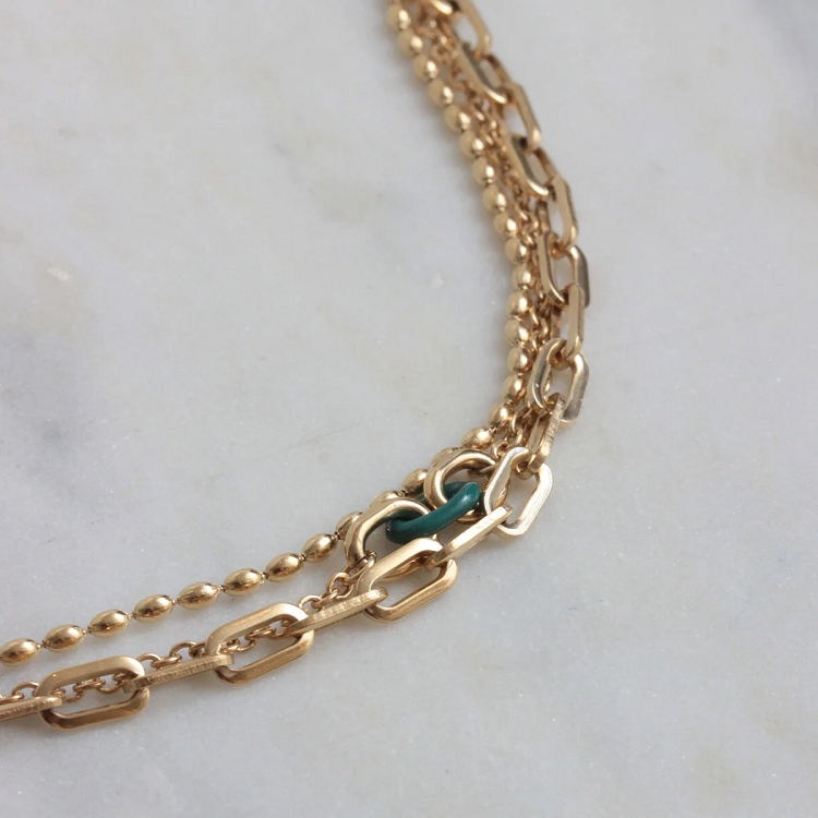 EMMA ET CHLOE BRACELET CHAINE CARIA
