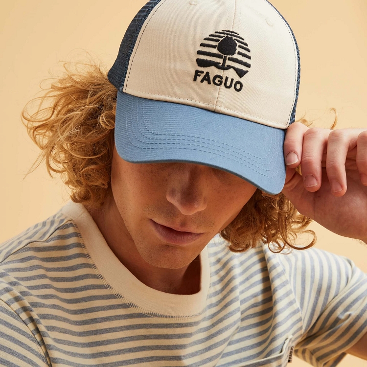 FAGUO CAP COTTON BLU00